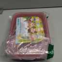 Wheat Straw Lunch Box Kids, Leakproof Bento Box Adult, BPA-Free Lunch Containers for Women & Men with 3 Compartments Microwave Safe (Muted Red, 5.5 Cup)