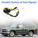 JDMON Turn Signal Switch Compatible with Chevrolet Colorado GMC Canyon Hummer H3 H3T Isuzu i-280 i-290 i-350 i-370 2004-2012 Multifunction Combination Switch Replace 15135023 15190614 15281884
