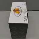 Luxshiny Round Decorative Serving Tray: 7.67'' Crystal Glass Fruit Plate Dessert Tray Cake Display Stand Fruit Serving Platter for Parties Weddings and Home Decor