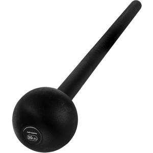 Retrospec Revolve Steel Macebell for Strength Training, Rehabilitation, Stretching, Conditioning and Rotational Training - 5, 7, 10, 15, 20, 30lb Options for Women & Men (Matte Black)