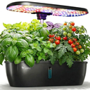 LETPOT Hydroponics Growing System, 12 Pods Indoor Herb Garden Kit with 24W LED Grow Light, 5.5L Water Tank & 16" Adjustable Height, Smart Indoor Gardening System for Kitchen, Home & Gift