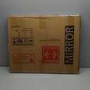 Vanity Mirror with Lights, 24'' x 20'' Lighted Makeup Mirror, Touch Screen with 3-Color Lighting, Dimmable for Vanity Desk Tabletop Square White