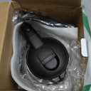 Elite Gourmet EKT1001 Electric 1.0L BPAFree 1100W Glass Kettle Cordless 360° Base, Stylish Blue LED Interior, Handy Auto ShutOff Function – Quickly Boil Water For Tea & More, Black