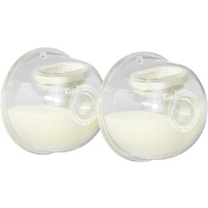 Phanpy Wearable Breast Pump Milk Collector Cup, New Cup Parts, Original Phanpy Breast Pump Replacement Accessories, 24 mm Flange and 20mm Insert Included, 15 oz / 420 ml, 2 Piece