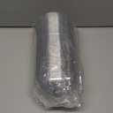 Gerrii 100 Pack Gold Glitter Plastic Bowls 14oz Disposable Salad Serving Bowls Heavy Duty Clear Dessert Soup Containers for Party, Wedding, Birthday, Dinner and Christmas (Silver)