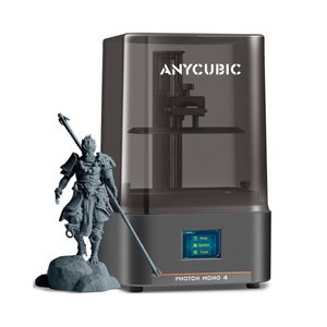 ANYCUBIC Photon Mono 4, Resin 3D Printer with 7'' 10K Mono LCD Screen, Stable LighTurbo Light Source and 70mm/h Fast Printing, Print Volume 6.04'' x 3.42'' x 6.49''
