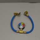 R134A Refrigerant Charge Hose, AC Recharge Hose with Gauge AC Refrigerant Charge Hose Kit with 1/2 Can Tap Dispensing Valve and R134A Quick Coupler for Car AC Air Conditioning Refrigerant