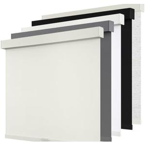 SUNOFF Cordless Blackout Roller Shades Blinds for Windows Free-Stop,Pull Down Room Darkening with Valance,Thermal Insulated Woven Fabric Window Door Blinds for Home,Office,Beige 34" W x 72" L
