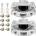 18-B5044 18-B5045 Front Disc Brake Caliper Assembly Calipers Set Fit For Chrysler Town & Country 2008-2012, for Dodge Grand Caravan 08-12, for Jeep Liberty 08-12, for VW Routan 09-12