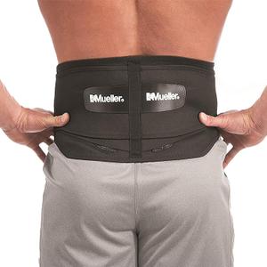 MUELLER Sports Medicine Lumbar Back Brace with Removable Pad, Ideal for Upper and Lower Back Pain, Relief & Support for Men and Women, Strains, Sciatica, Scoliosis