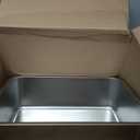 High-Sided Stainless Steel XL Cat Litter Box for Cats