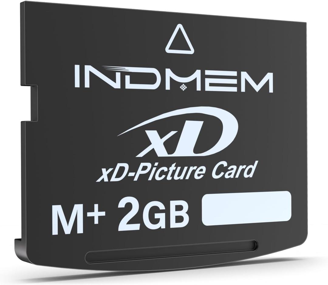 xD-Picture Card 2GB(Type M+) 2GB XD Flash Memory Cards for Olympus Fuji Fujifilm Old Digital Camera, Support Panorama Function,Create 3D Image and Digital Painting