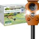 Solar Ultrasonic Animal Repellent Outdoor-Orange