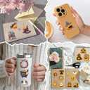 3 x 200 PCS Halloween Stickers, Pumpkin Sticker, Non-Repeating Vinyl Waterproof Holiday Party Stickers for Kids & Adults, Halloween Party Favors, Trick or Treat Crafts & Gifts