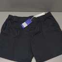 maamgic Men's Classic-fit 5.5" Cotton Casual Shorts Elastic Waistband with Multi-Pocket Daily Wear Walking Summer Outfit Size 35