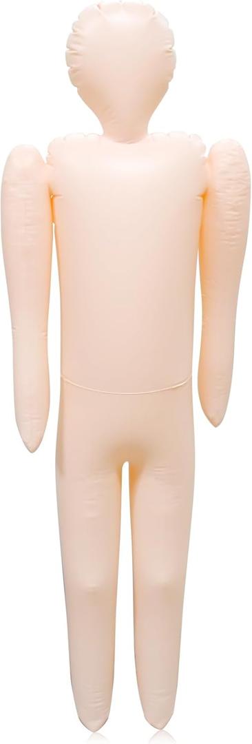 Full Size Inflatable Body Mannequin, Dead Body Halloween Prop Halloween Yard Decorations, Inflatable Dummy Dead Body Prop to Dress Up & Costume Display for Halloween Inflatables Outdoor Decorations, 60 inches