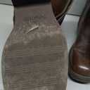 DREAM PAIRS Women's Square Toe Platform Chunky Block Heel Knee High Riding Boots (8, Dark Brown)