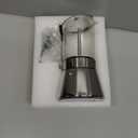 Stovetop Espresso Maker, Crystal Glass-top & Stainless Steel Espresso Moka Pot,Classic Italian coffee maker360ml