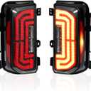 FIERYRED Upgraded LED Tail Lights for Ford Bronco Accessories 2024 2023 2022 2021 2/4 Door, Taillights Replacement with Plug & Play Design, Only Fit for Halogen Original Bronco Accessories