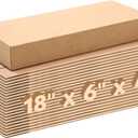 Marspark 10 Pcs Guitar Shipping Moving Box 18" x 6" x 45" Large Side Loading Corrugated Cardboard Boxes for Guitar Packing Shipping Mailing and Storage