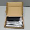 FILTA 10 Pack Matte Black 5 Inch(128mm) Hole Center Kitchen Cabinet Handles, 5.9 Inch(150mm) Overall Length Edge Finger Tab Pull for cabinets Kitchen Concealed Drawer pulls