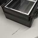 Barber Case 6 Clippers Sliding Tray, Profesional Barbers Briefcase Tool Case, Barber Cases for Clippers and Supplies, Hair Scissors Trimmer Organizer, Salon Hair Grooming Hard Travel Suitcase