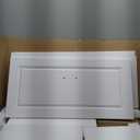 SoBuy Small Shoe Storage Bench, Narrow Shoe Cabinet for Entryway, Shoe Rack with Cushion&2 Tiers Flip-Drawer, Closet Hallway Mudroom White FSR82-L-W