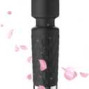 Upgraded Mini Back Massager - Powerful-Quiet-Portable - Multiple speeds and Modes, Light Black