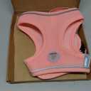 Hipubby Dog Harness and Leash Set, No Pull Soft Mesh Puppy Harness for Small Medium Dogs, Cats - Step in Reflective Breathable Lightweight Vest Harness for Walking, Training - Pink, XS