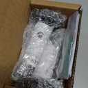 Ivilon Ceiling or Wall Mount Curtain Rod Brackets Holders for Curtain Rods of 7/8 and 1 Inch Diameter. Set of 2. Color Black