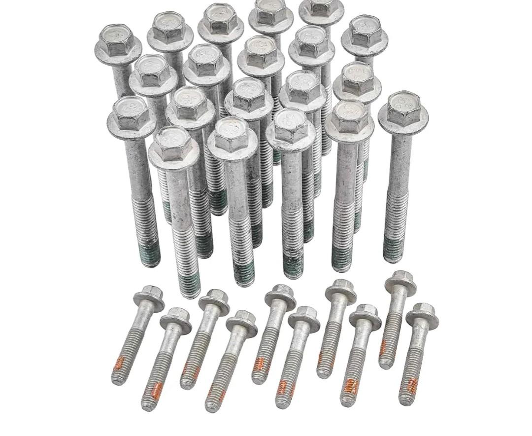 JEGS 83414 Cylinder Head Bolt Kit 2004-up GM LS Engines OE-Style Torque-To-Yield