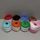 Crochet Thread, Size 10 Mercerized Cotton Lace Yarn Set, 8 Pearl 50g Balls Yarn for Hand Knitting