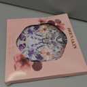 DEENAKIN for Samsung Galaxy S25 Wallet Case with Card Holder + Cash Clip, RFID-Blocking, Military-Grade Protection & UV-Printed Artwork, Magnetic Closure with Leather Kickstand - Marbled Floral Veins