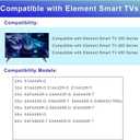 TV Stand for Element Roku TV Legs, for Element 300/400 / 450 Series, TV Stand Legs for Element 24 32 43 50 55 58 65 in, Please Measure Distance Between Bottom Two Holes