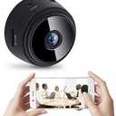 Only 0.9 inch! Hidden Camera with Audio/Video. Mini Small Camera. Spy Hidden Cameras for Home Indoor Use. Spy Cam with Night Vision and Motion Detection Baby Monitor Small Mini Wireless Outdoor H17