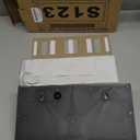 Solar Address Sign, Lighted Address Plaque Outdoor Waterproof, Illuminated Address Numbers, House Numbers for Outside (Black)