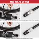 Tubeless Tire Inflator 1.1L- Tubeless Bike Pump Max160 Psi - Tubeless Booster Compatible with Presta Valves for Road, Mountain E-Bike