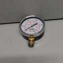 Winters 2-1/2 inch Dial Size, Economy Utility Pressure Gauge, Potable Brass Internals, Steel Case, Dual Scale 0-100 psi/kPa, 3-2-3% Accuracy, 1/4 inch NPT Bottom Mount, Drinking Water Pressure Gauge