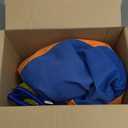 25 Inch Herding Ball for Dogs - Blue & Orange Two-Tone Color, Enhanced Bite-Resistant Herding Toy for Australian Shepherds, Border Collies, Durable Agility Training Ball for Medium & Large Breeds