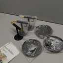 DELLAN Wall Plant Holder, 3 Pack Metal Wall Planters Stand Hanging Shelves for Indoor Plants, Window Sill Plant Decor for Bedroom, Bathroom, Living Room, Home, Office, BlackGold