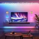 Battery Operated Wall Sconces Set of 2, Gold Rechargeable Wireless Wall Lights with Milky White Shade, 12 RGB and 3CCT Dimmable Wall Lamps with Remote for Bedroom Living Room Hallway