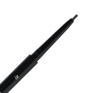 Eye Embrace Liz Micro-Tip Pen: Medium Gray Ultra-Fine Micro Eyebrow Pencil Waterproof, Double-Ended Automatic Micro-Tip & Spoolie Brush, Cruelty-Free