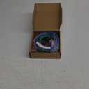 Frienda 4 Pcs Dog Collar LED USB Rechargeable Lights Dog Necklace Collars Doggy Lights for Night Walking Adjustable Safety Lamp Pet Collars for Large Medium Small Puppy(Classic Style,4 Colors)