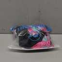 Halcurt Womens 2 PC Rash Guard with Built in Bra Swim Shirt and Shorts Palm XL