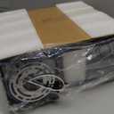 Outdoor Wall Light Fixtures, Exterior Wall Lanterns, Waterproof Outside Wall Sconce for Front Porch, Garage, Patio, Black, 2-Pack, E26 Base, Anti-Rust, Tempered Glass