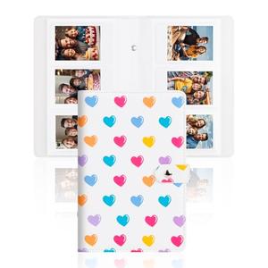 Veicevol 156 Pockets Photo Albums for Fujifilm Instax Mini Camera, Polaroid Camera, Leather Cover, Photo Album for Instax Mini 12 11 9 40 90 8 7 Evo LiPlay Instant Camera, 2x3 Photo Album (White), Pack of 2