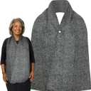 Adult Bib Scarf - Dignified Alternative to Bibs | Washable and Reusable Clothing Protectors for Eating