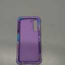 BQQFG for Galacy S21 5G Case,Three Layer Heavy Duty Shockproof Protection Hard Plastic Bumper Soft Silicone Rubber Drop Protective Cover Case for Samsung Galaxy S21 6.2 inch,(Purple)