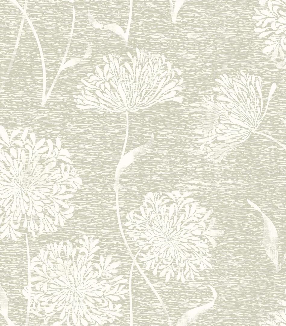 Safiyya Peel and Stick Wallpaper Floral Contact Paper Beige Grasscloth Wall Paper Neutral Self Adhesive Removable Wallpaper for Bedroom 197"x17.3" Covering Vinyl Rolls