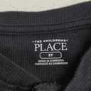 The Children's Place Baby Toddler Boys Long Sleeve Thermal Henley Top (5T, Black)